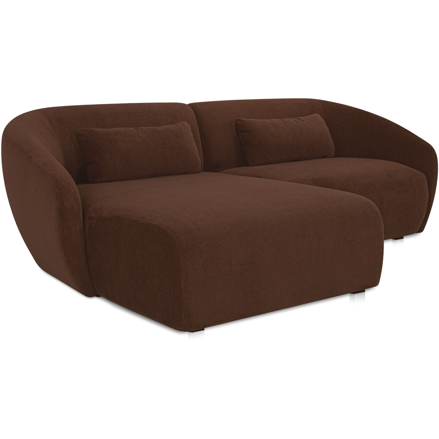 Amelia Brown Modular Left Sectional, Nook
